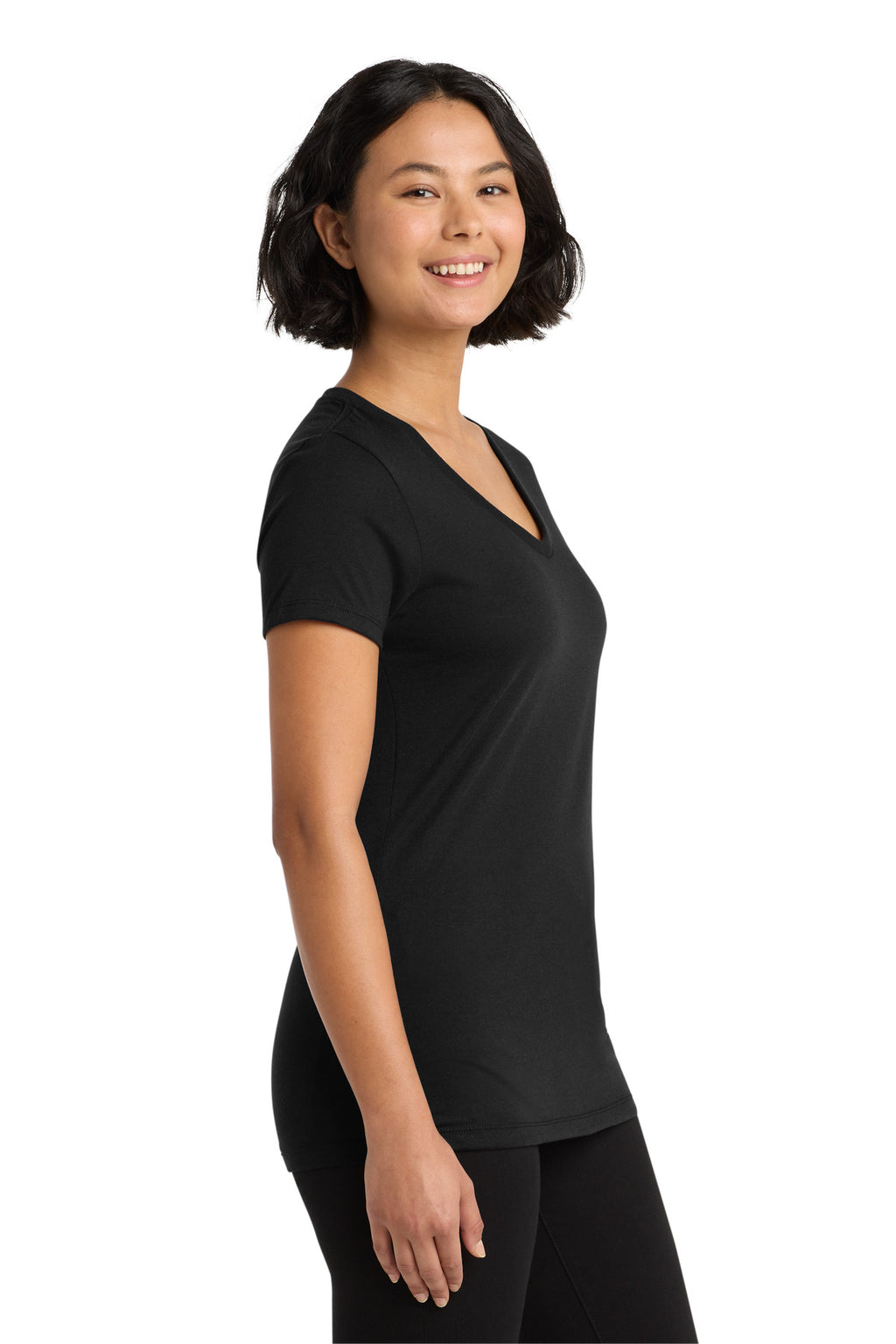 DeepBlack Allmade Women's Tri-Blend V-Neck Tee AL2018