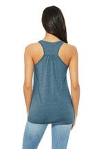 Denim Slub BELLA+CANVAS Women's Flowy Racerback Tank. BC8800