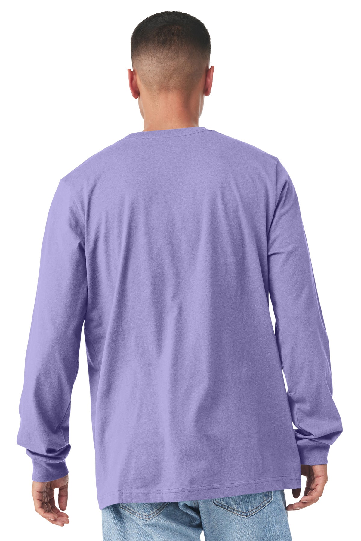 DkLavender BELLA+CANVAS Unisex Jersey Long Sleeve Tee. BC3501