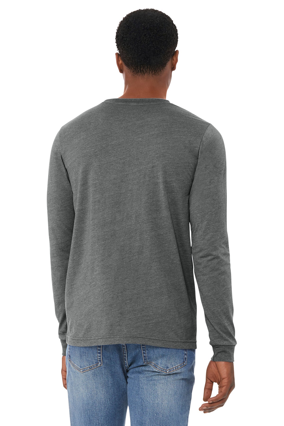 DpHeather BELLA+CANVAS Unisex Heather CVC Long Sleeve Tee BC3501CVC