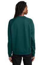 DpSeaGreen Allmade Unisex Organic CVC Fleece Crewneck Sweatshirt AL5004