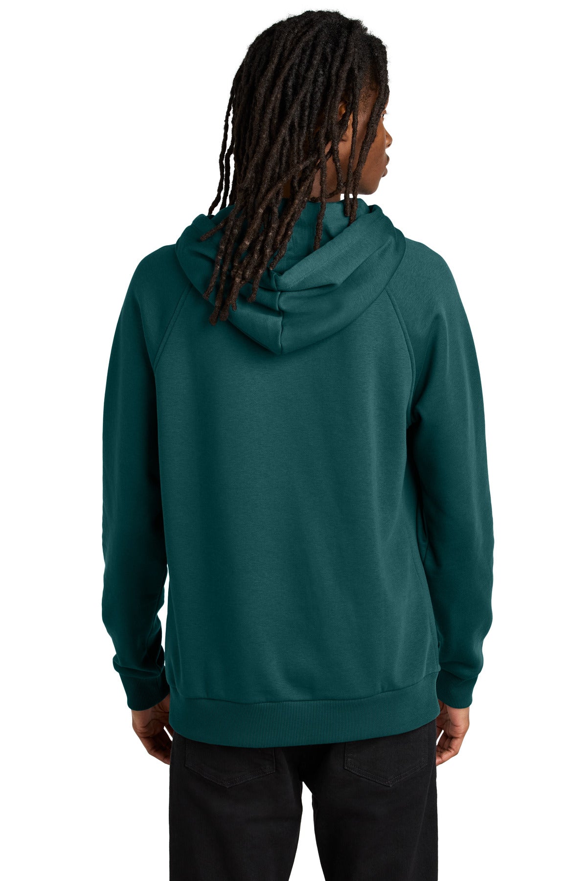 DpSeaGreen Allmade Unisex Organic CVC Fleece Pullover Hoodie AL5000