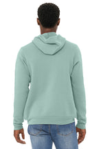DustyBlue BELLA+CANVAS Unisex Sponge Fleece Pullover Hoodie. BC3719