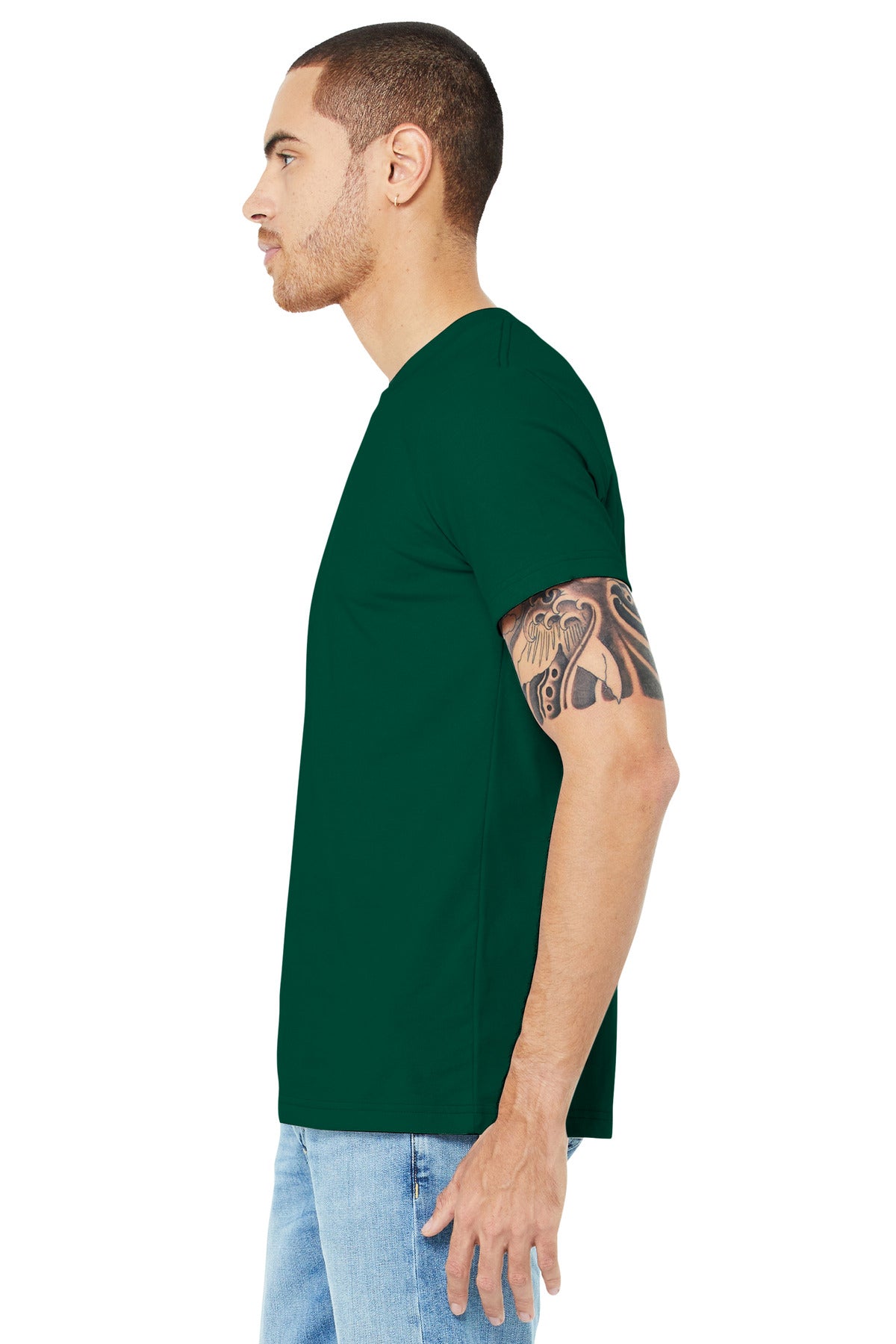 Evergreen BELLA+CANVAS Unisex Jersey Short Sleeve Tee. BC3001