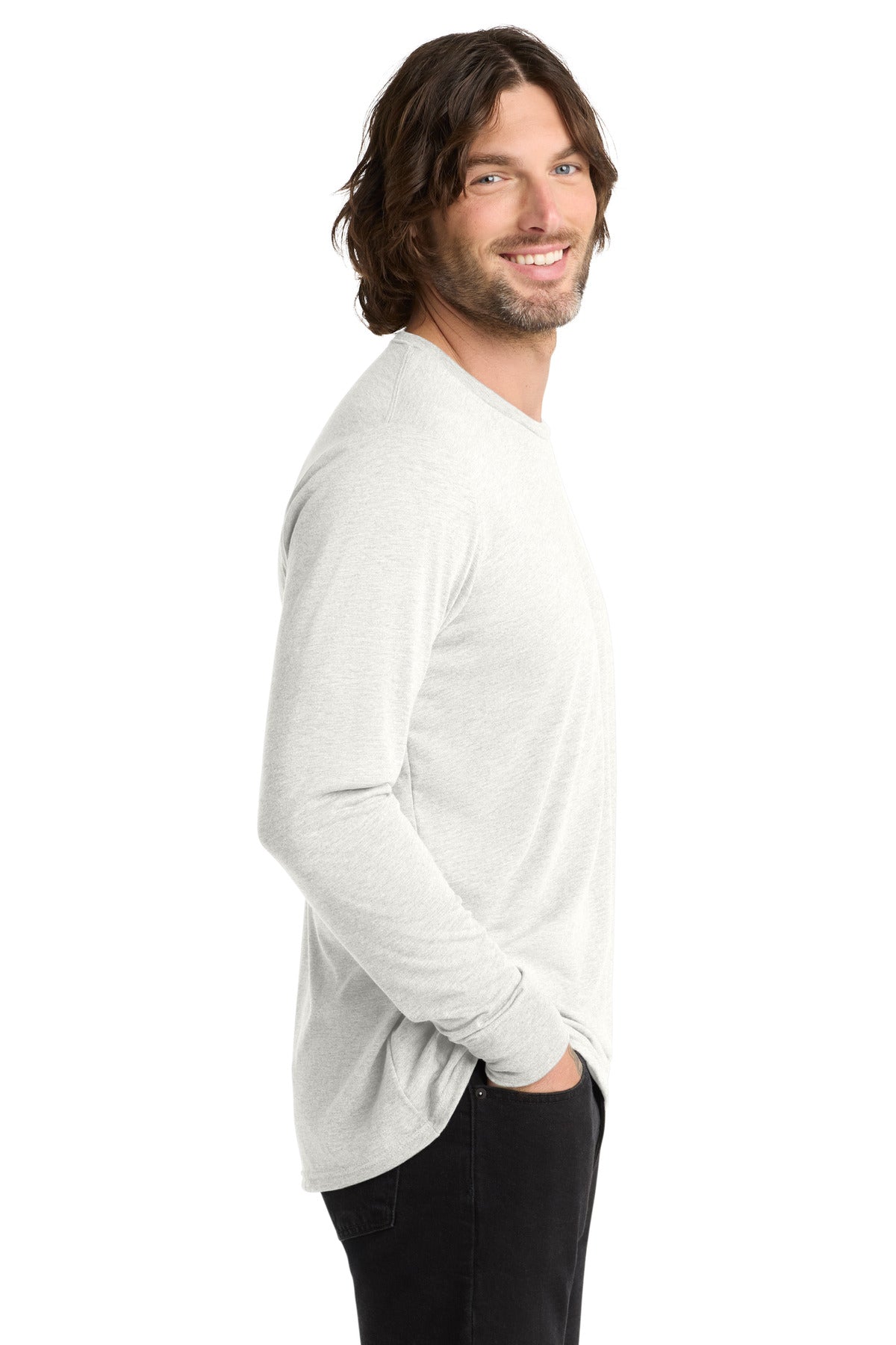 Fairly White Allmade Unisex Tri-Blend Long Sleeve Tee AL6004