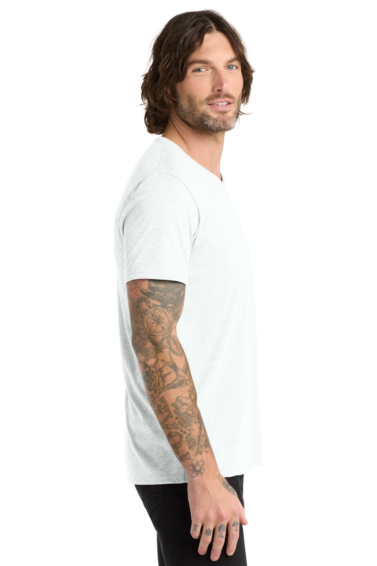 Fairly White Allmade Unisex Tri-Blend V-Neck Tee AL2014