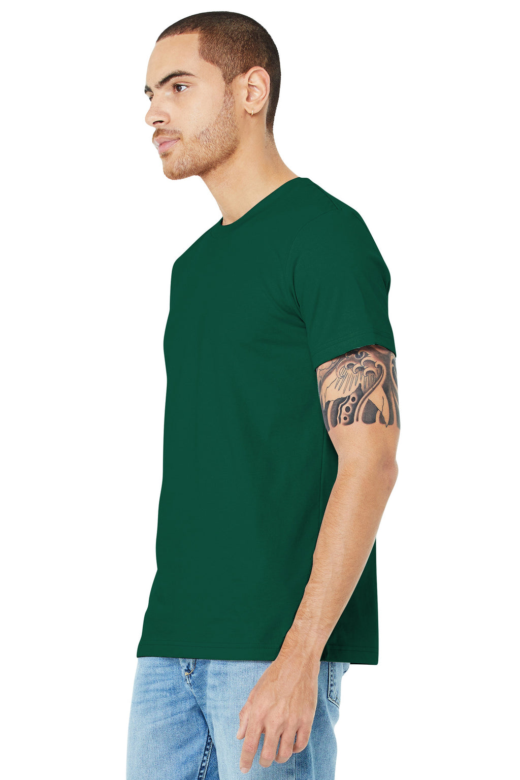 Forest BELLA+CANVAS Unisex Jersey Short Sleeve Tee. BC3001