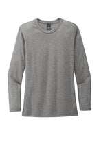 Front View of Aluminum Grey Allmade Women's Tri-Blend Long Sleeve Tee AL6008