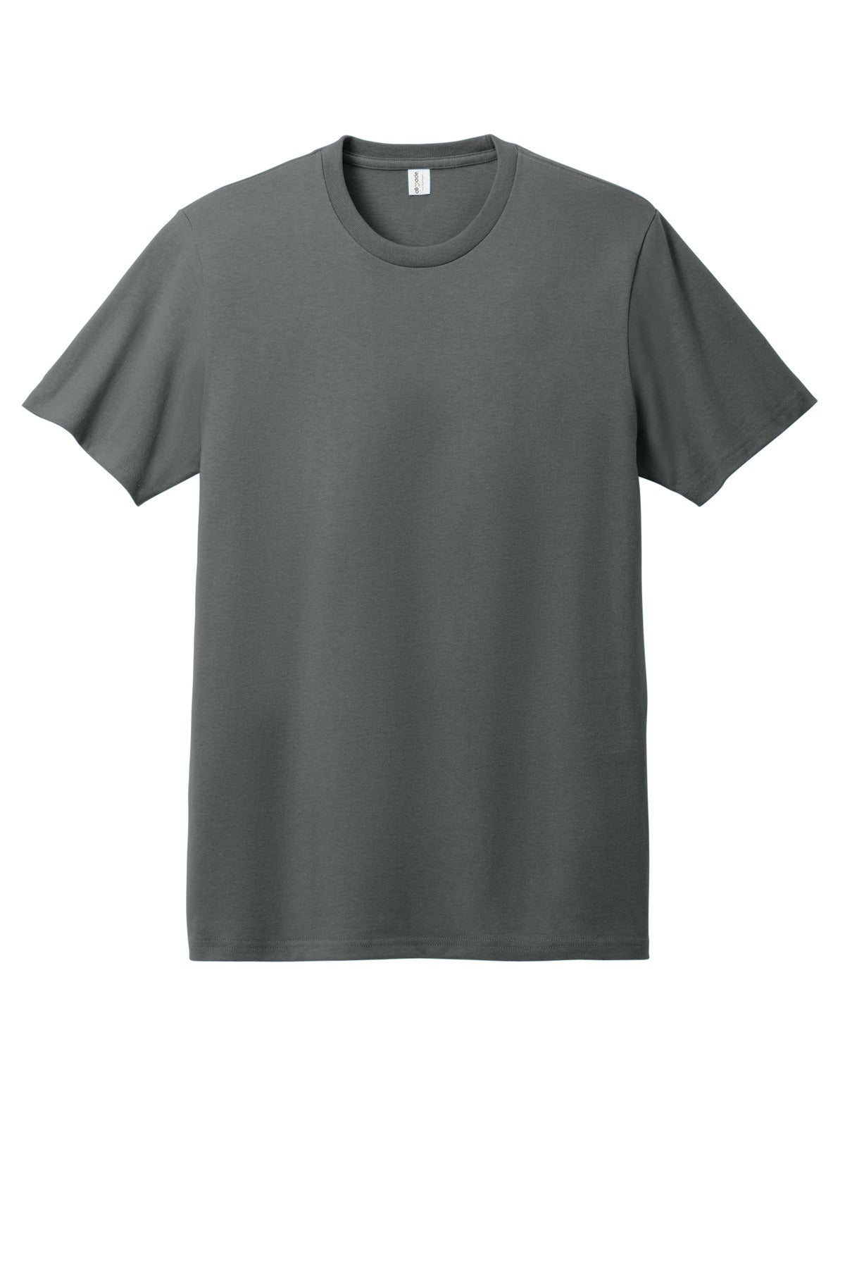 Front View of AshGrey Allmade Unisex Heavyweight Recycled Cotton Tee AL3000