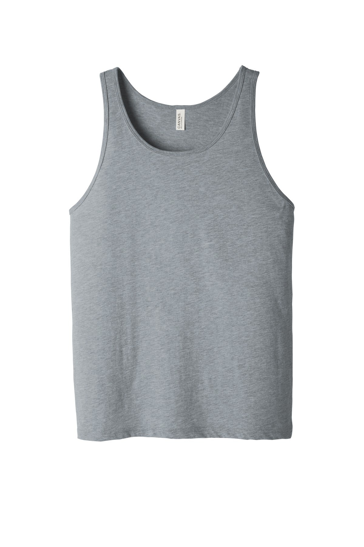 Front View of Athletic Ht BELLA+CANVAS Unisex Jersey Tank. BC3480