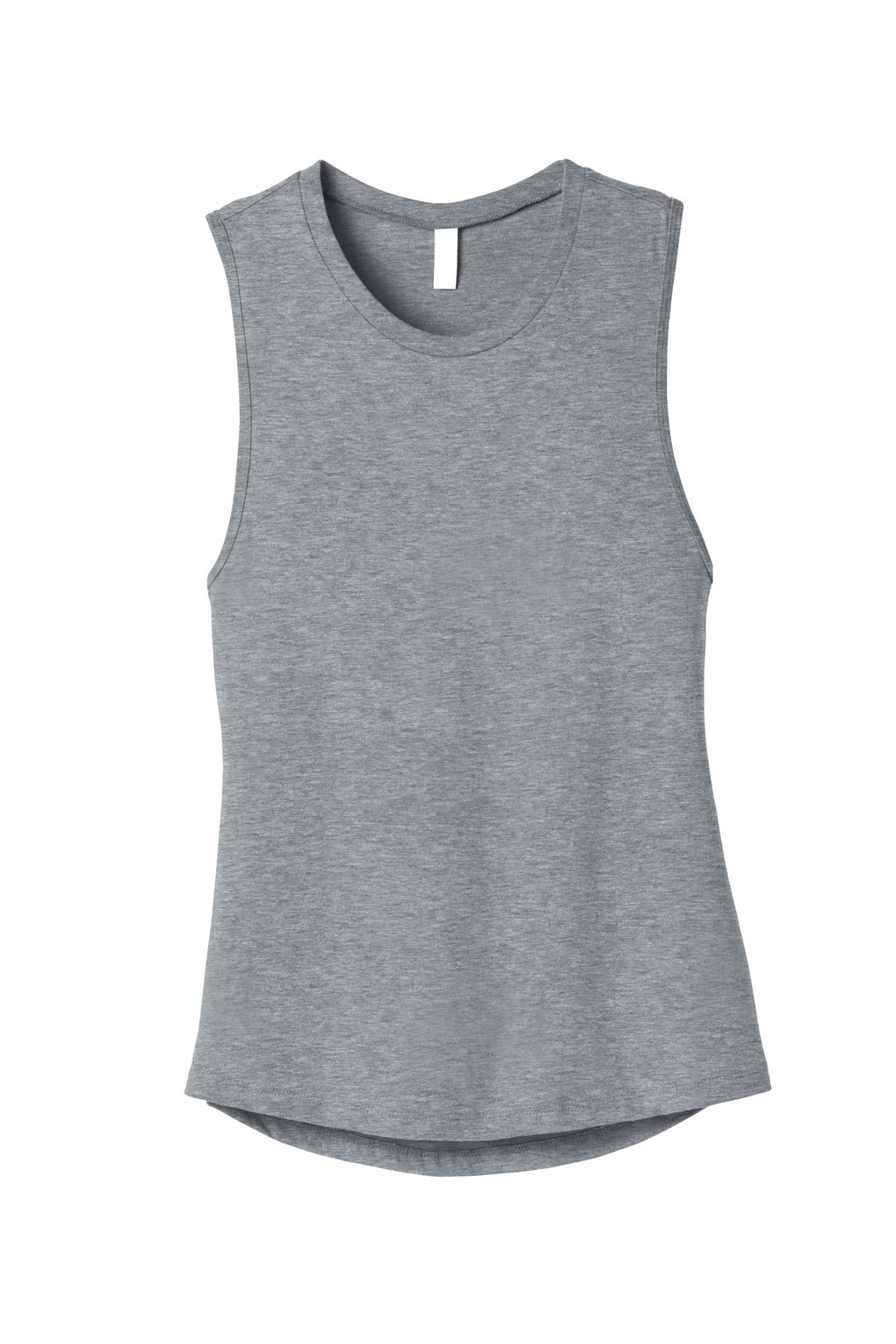 Front View of Athletic Ht BELLA+CANVAS Women's Jersey Muscle Tank. BC6003