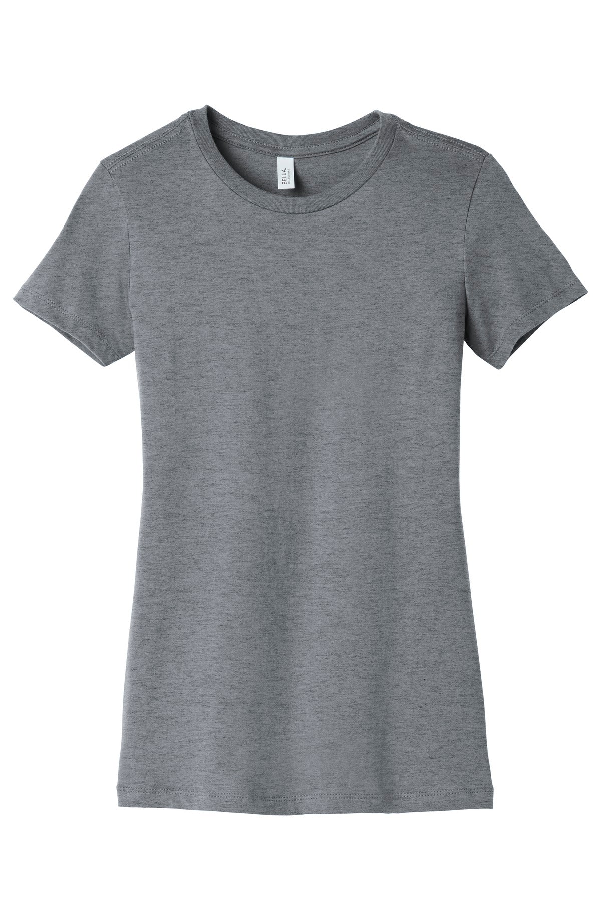 Front View of Athletic Ht BELLA+CANVAS Women's Slim Fit Tee. BC6004