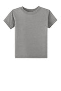 Front View of AthlGreyTB BELLA+CANVAS Toddler Triblend Short Sleeve Tee BC3413T