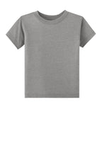 Front View of AthlGreyTB BELLA+CANVAS Toddler Triblend Short Sleeve Tee BC3413T