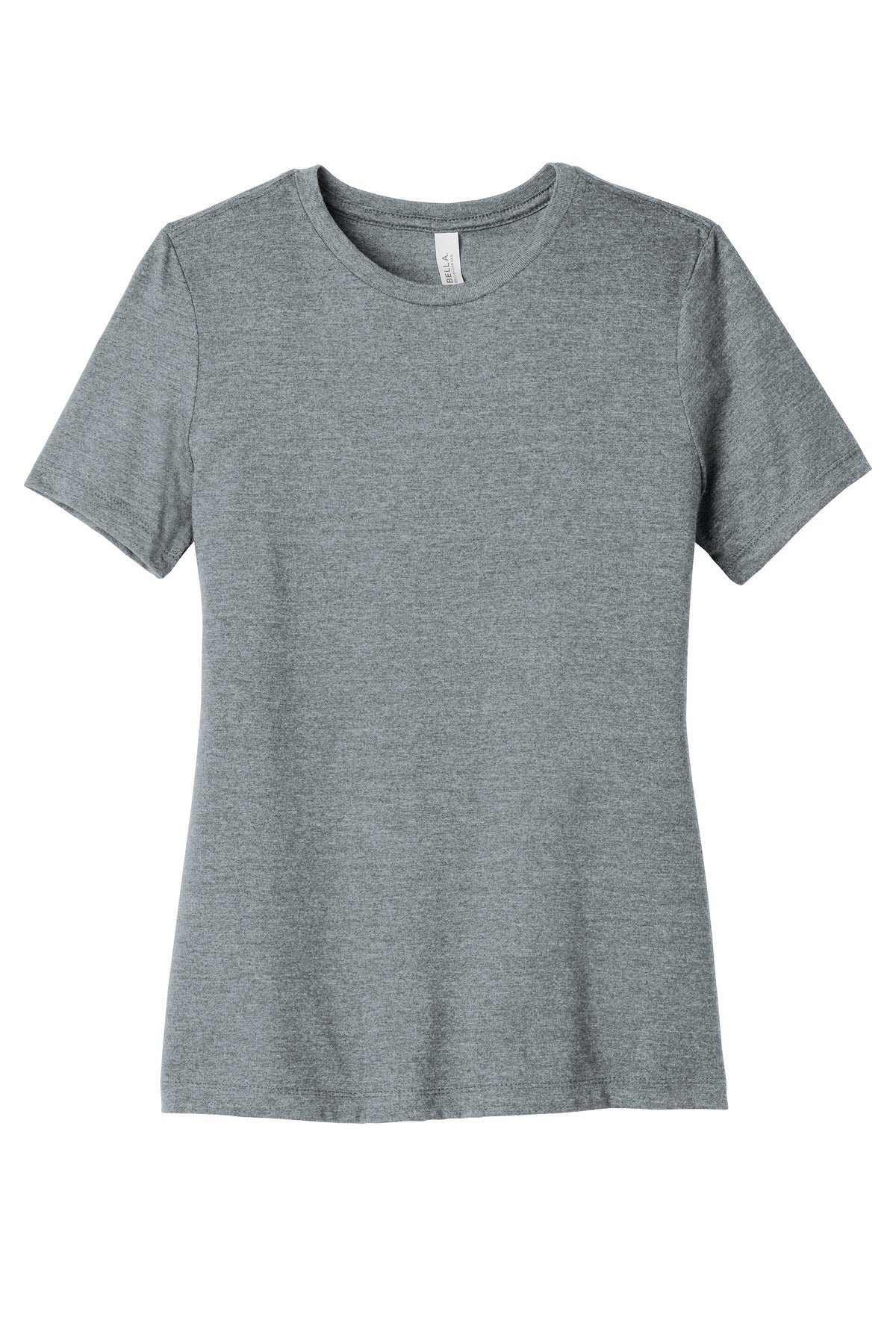 Front View of AthlHthr BELLA+CANVAS Women's Relaxed CVC Tee BC6400CVC