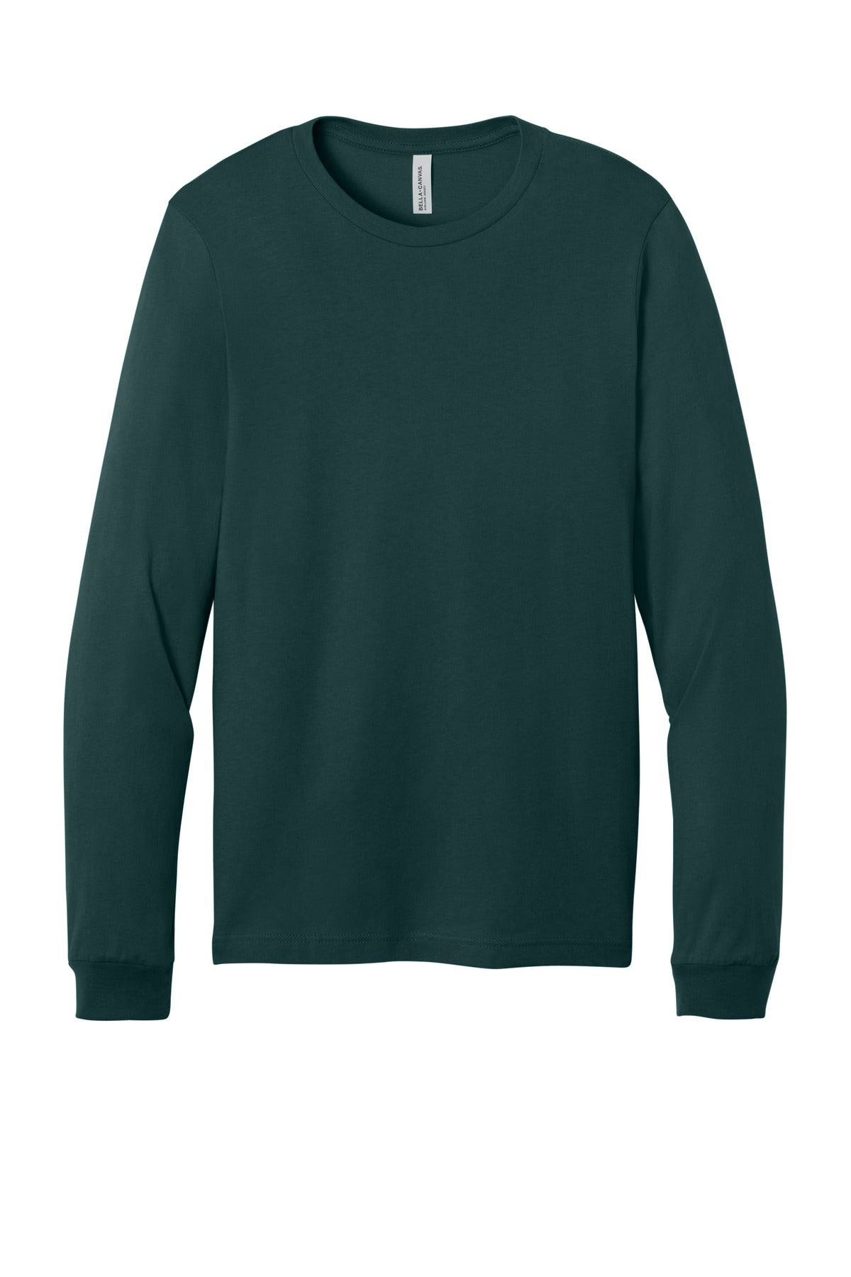Front View of Atlantic BELLA+CANVAS Unisex Jersey Long Sleeve Tee. BC3501