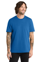 Front View of BeaconBlue Allmade Unisex Organic Cotton Tee. AL2100