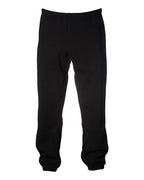 Front View of Black 10 oz. Heavyweight Fleece Pants - IND330PANT