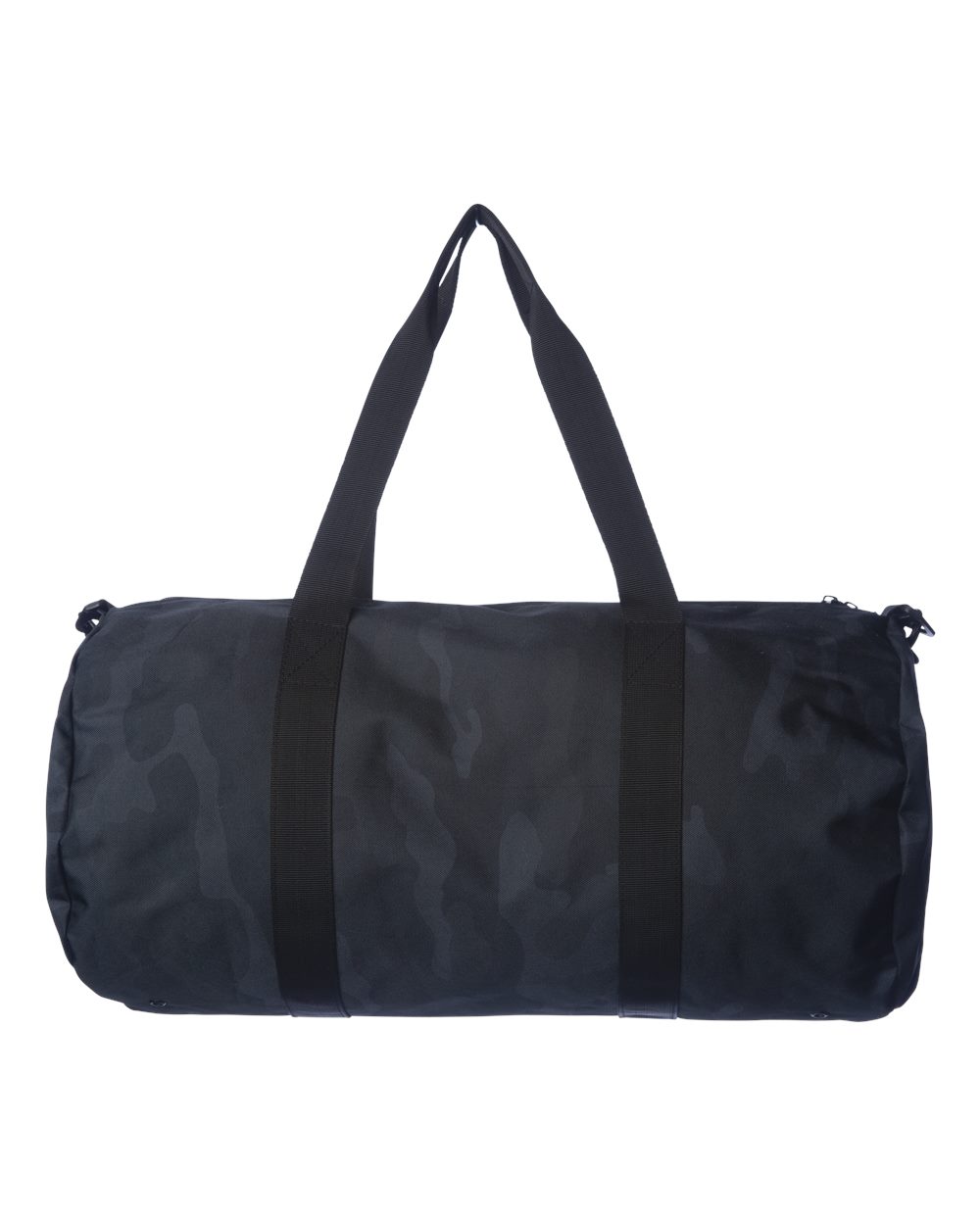 Front View of Black Camo 29L Day Tripper Duffel Bag - INDDUFBAG