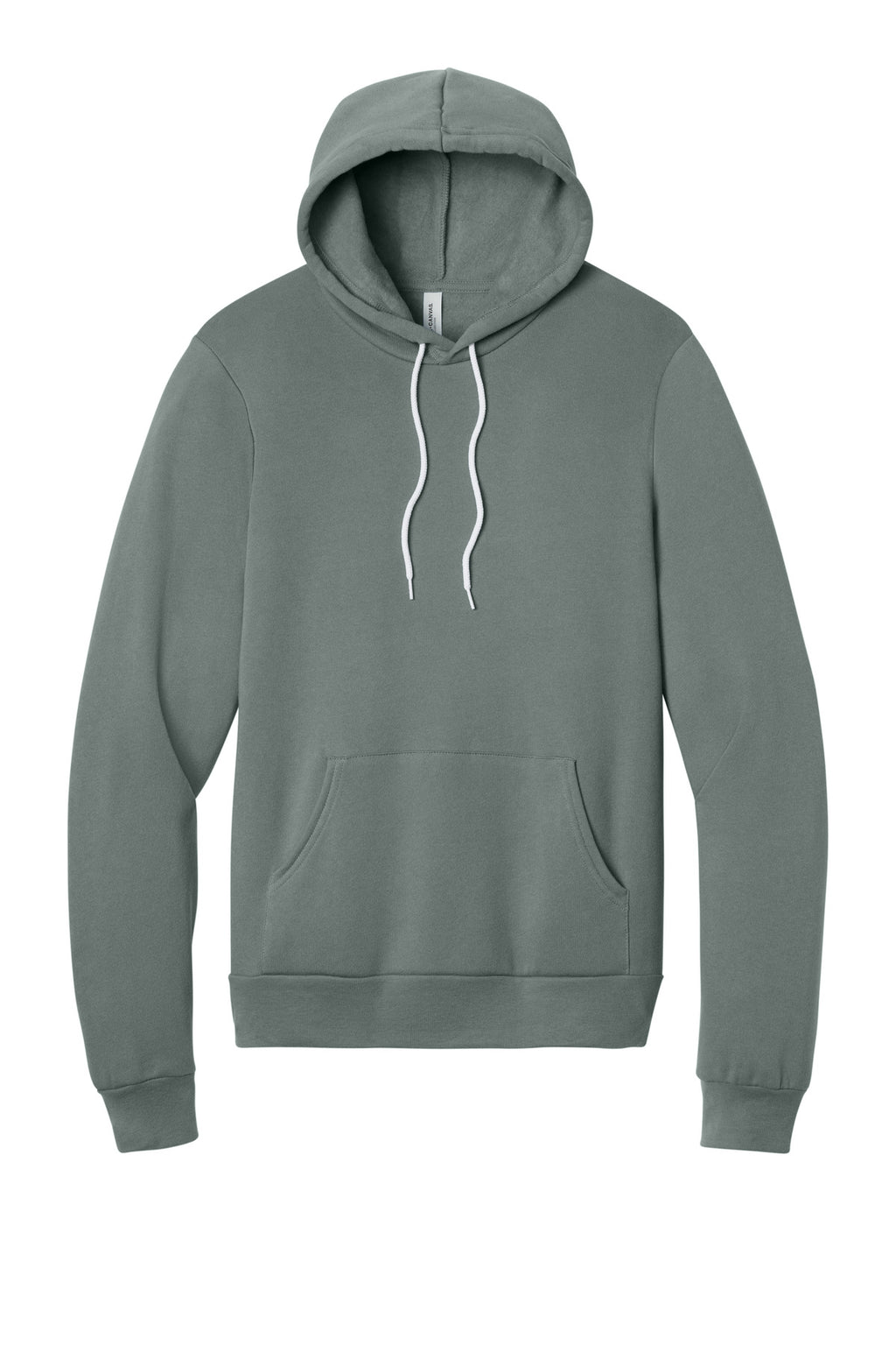 Front View of BlueStorm BELLA+CANVAS Unisex Sponge Fleece Pullover Hoodie. BC3719