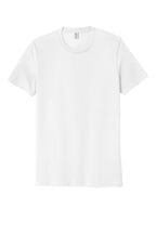 Front View of BrtWhite Allmade Unisex Organic Cotton Tee. AL2100