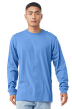Front View of CarolinaBl BELLA+CANVAS Unisex Jersey Long Sleeve Tee. BC3501