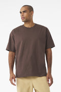 Front View of Cocoa BELLA+CANVAS Unisex 7.5-Ounce Heavyweight Tee BC4610