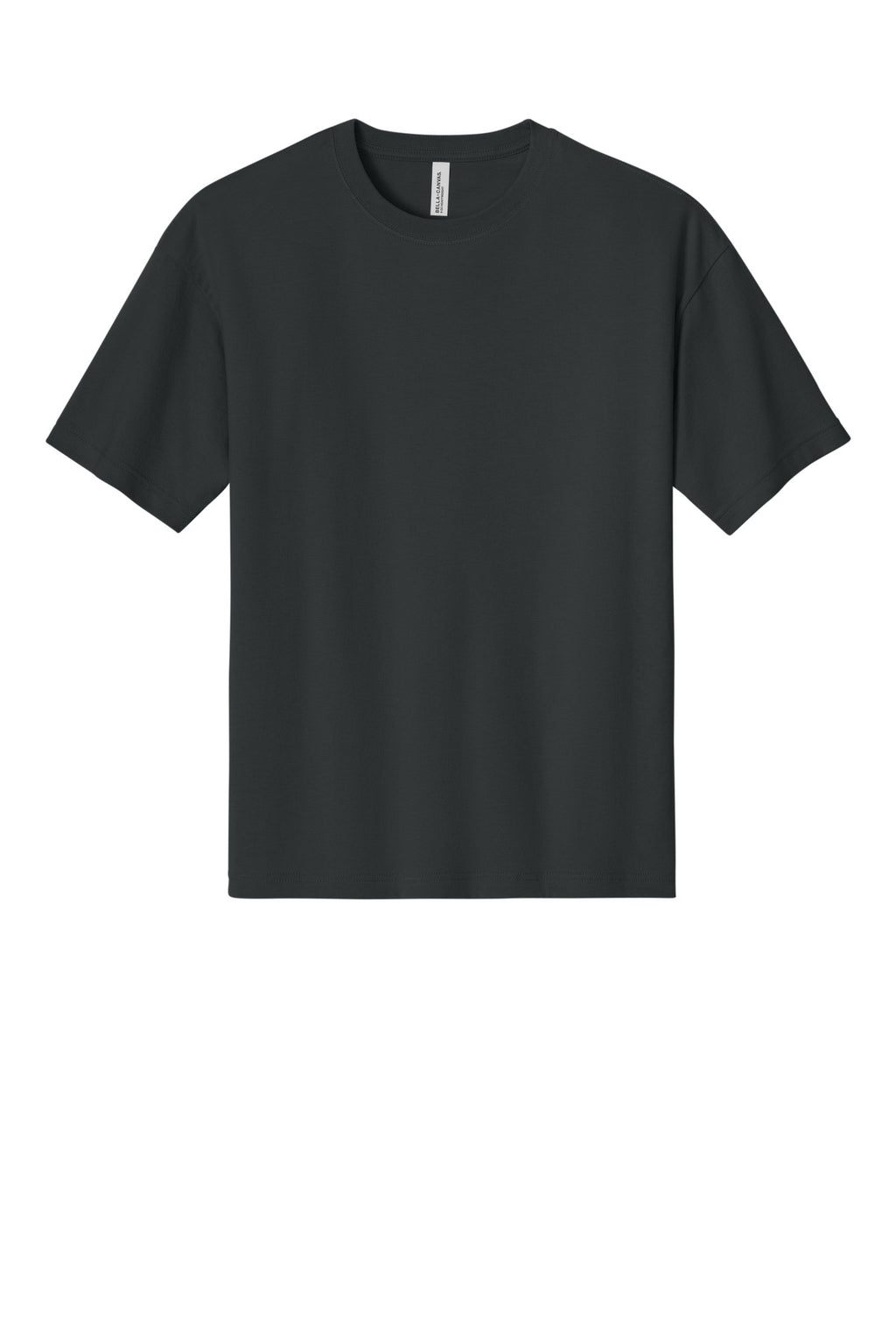 Front View of DarkGrey BELLA+CANVAS Unisex 6-Ounce Heavyweight Tee BC3010