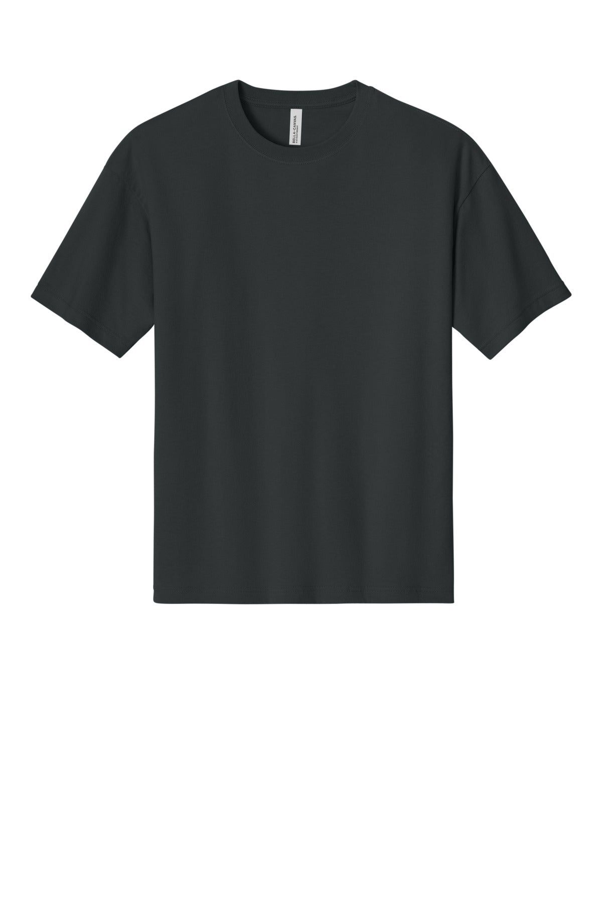 Front View of DarkGrey BELLA+CANVAS Unisex 6-Ounce Heavyweight Tee BC3010