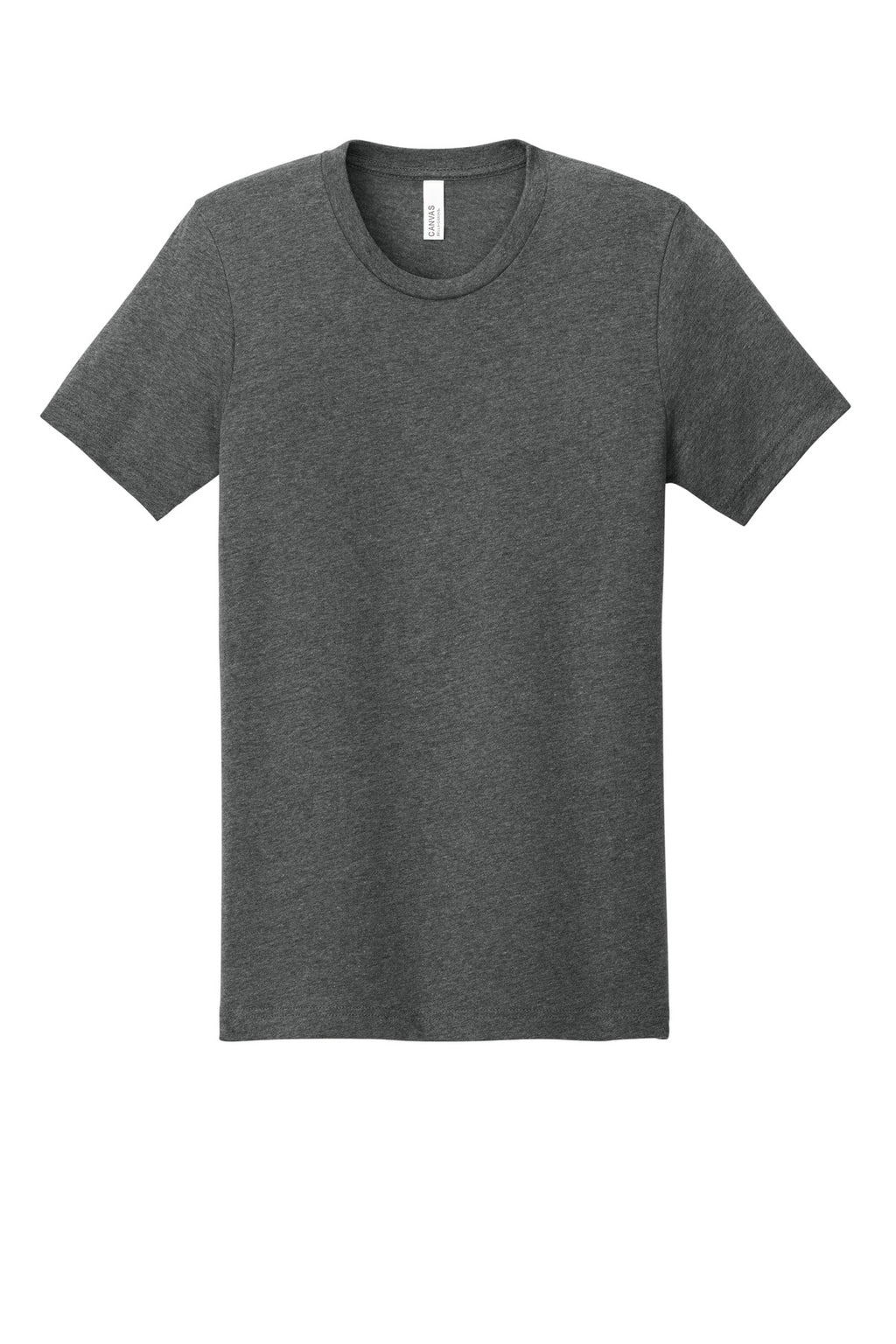 Front View of Deep Ht BELLA+CANVAS Unisex Heather CVC Short Sleeve Tee. BC3001CVC