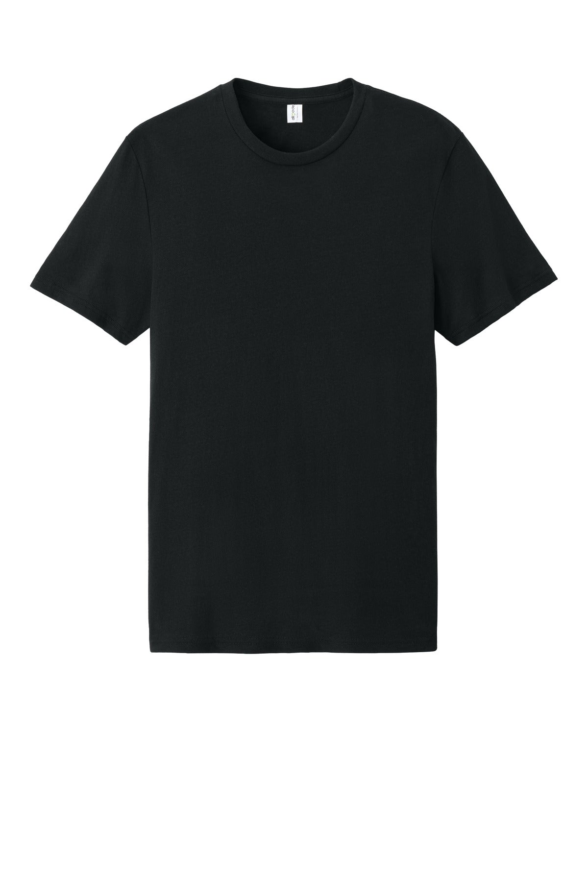 Front View of DeepBlack Allmade Unisex Recycled Blend Tee AL2300