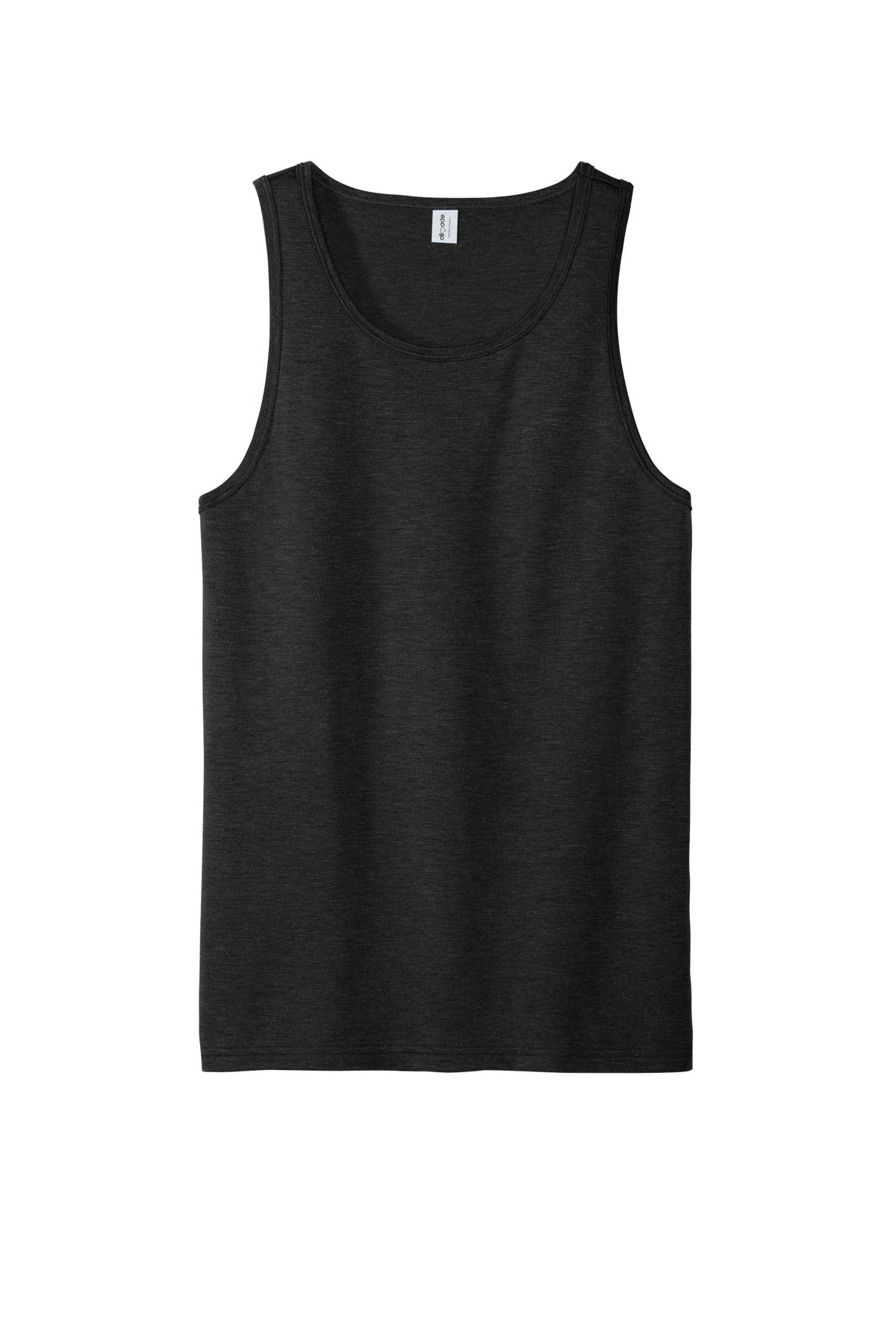 Front View of DeepBlack Allmade Unisex Tri-Blend Tank AL2019