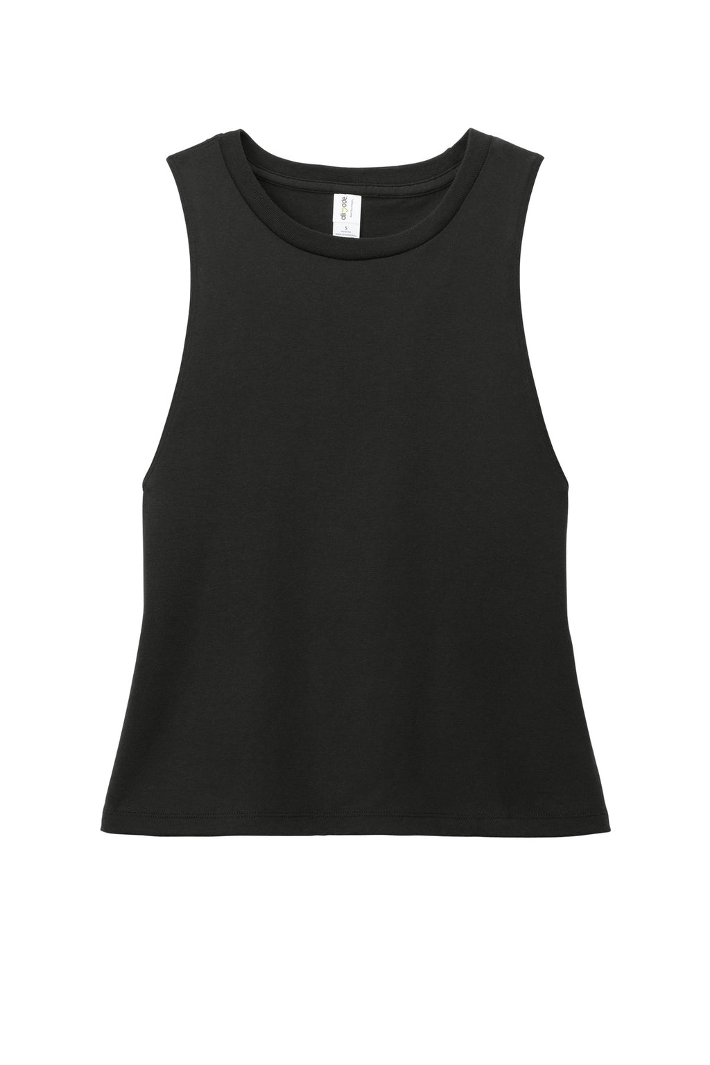 Front View of DeepBlack Allmade Women's Tri-Blend Muscle Tank AL2020