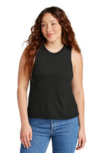 Front View of DeepBlack Allmade Women's Tri-Blend Muscle Tank AL2020