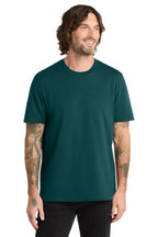 Front View of DpSeaGreen Allmade Unisex Organic Cotton Tee. AL2100