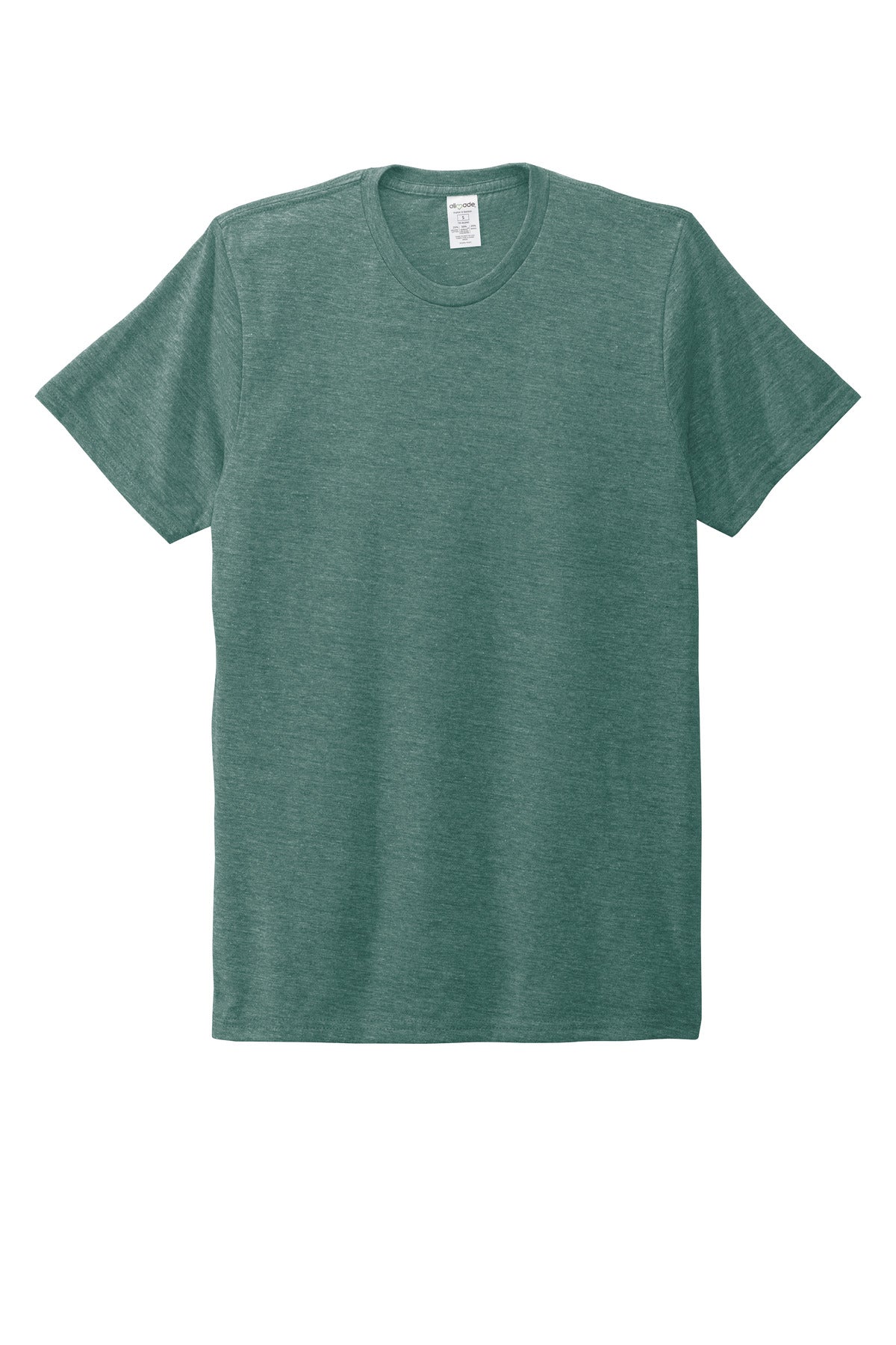 Front View of DpSeaGreen Allmade Unisex Tri-Blend Tee AL2004