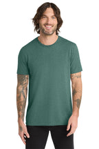 Front View of DpSeaGreen Allmade Unisex Tri-Blend Tee AL2004