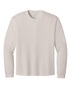 Front View of Dust BELLA+CANVAS Unisex 7.5-Ounce Heavyweight Long Sleeve Tee BC4651