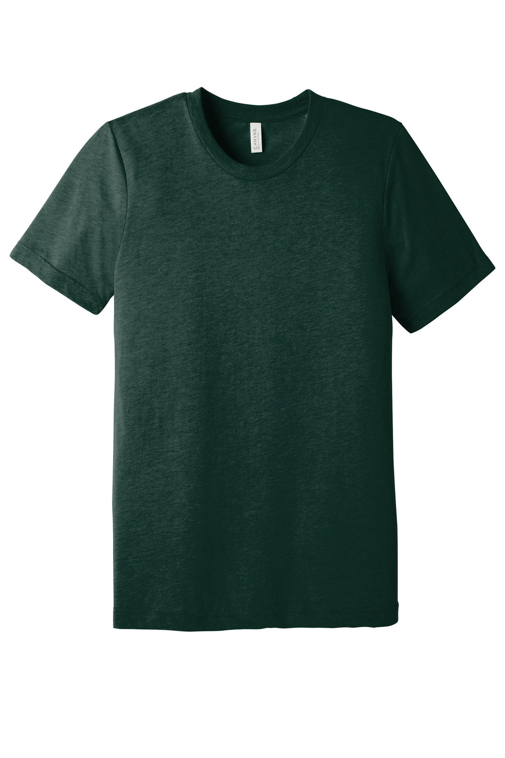 Front View of Emerald TB BELLA+CANVAS Unisex Triblend Short Sleeve Tee. BC3413