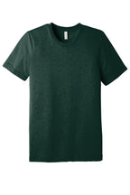 Front View of Emerald TB BELLA+CANVAS Unisex Triblend Short Sleeve Tee. BC3413