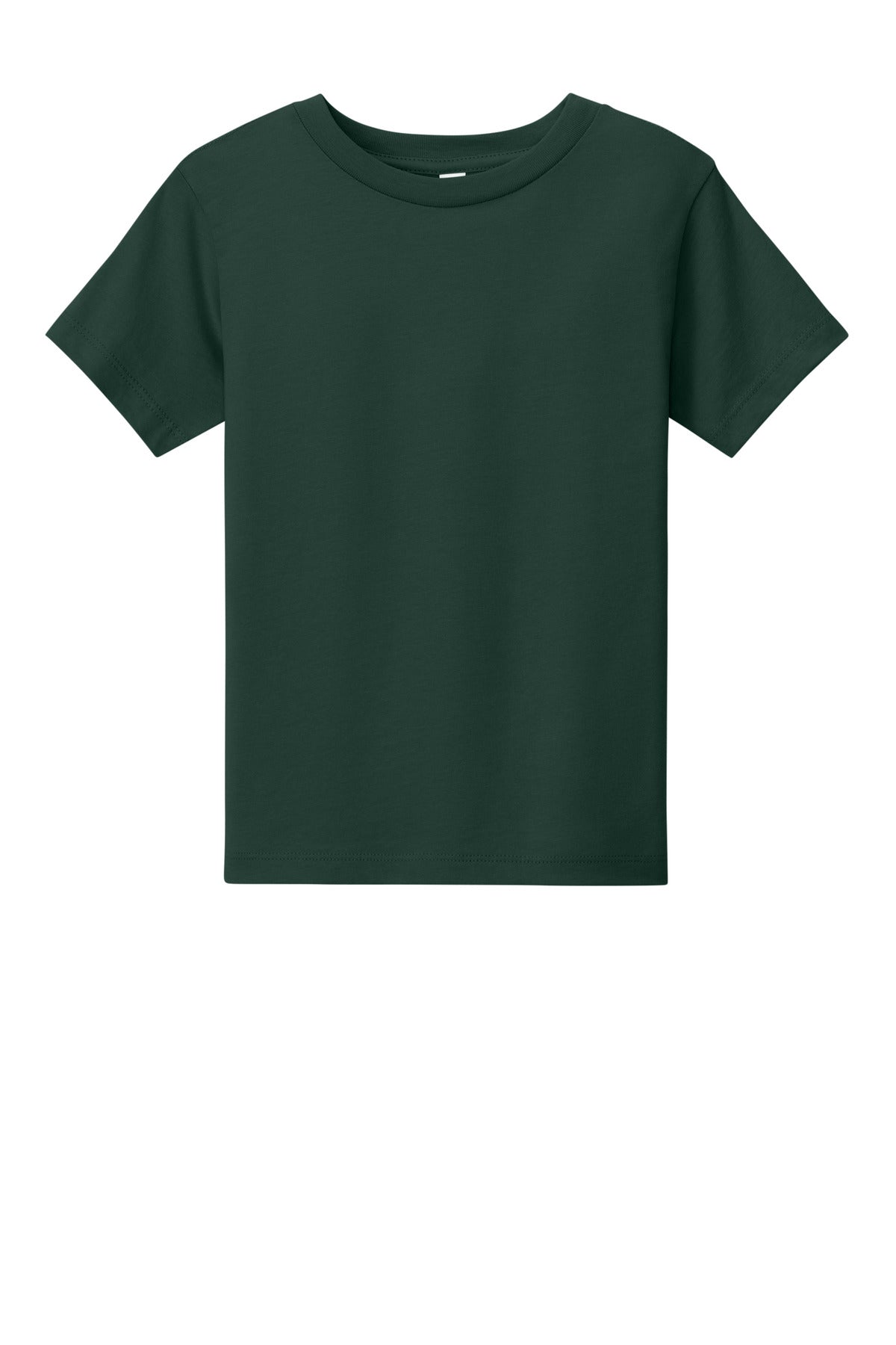 Front View of Forest BELLA+CANVAS Toddler Short Sleeve Tee BC3001T