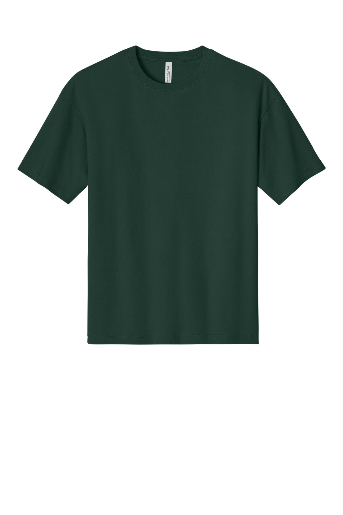 Front View of FOREST BELLA+CANVAS Unisex 6-Ounce Heavyweight Tee BC3010