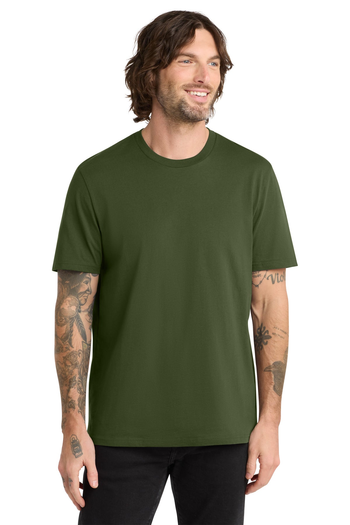 Front View of HerbGreen Allmade Unisex Organic Cotton Tee. AL2100