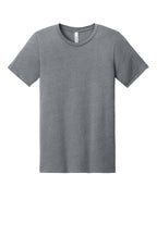 Front View of Ht Storm BELLA+CANVAS Unisex Heather CVC Short Sleeve Tee. BC3001CVC