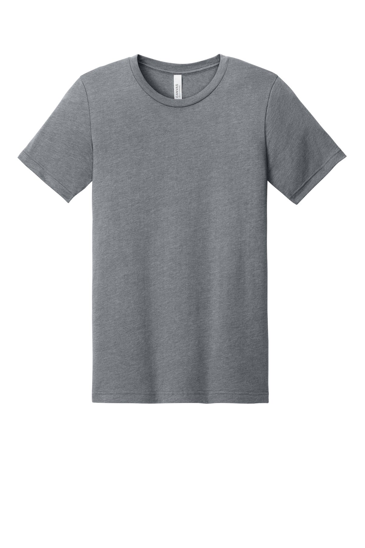 Front View of Ht Storm BELLA+CANVAS Unisex Heather CVC Short Sleeve Tee. BC3001CVC