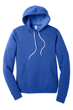 Front View of Ht True Royal BELLA+CANVAS Unisex Sponge Fleece Pullover Hoodie. BC3719