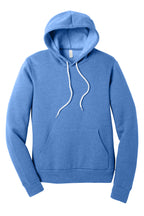 Front View of HtClmbBl BELLA+CANVAS Unisex Sponge Fleece Pullover Hoodie. BC3719