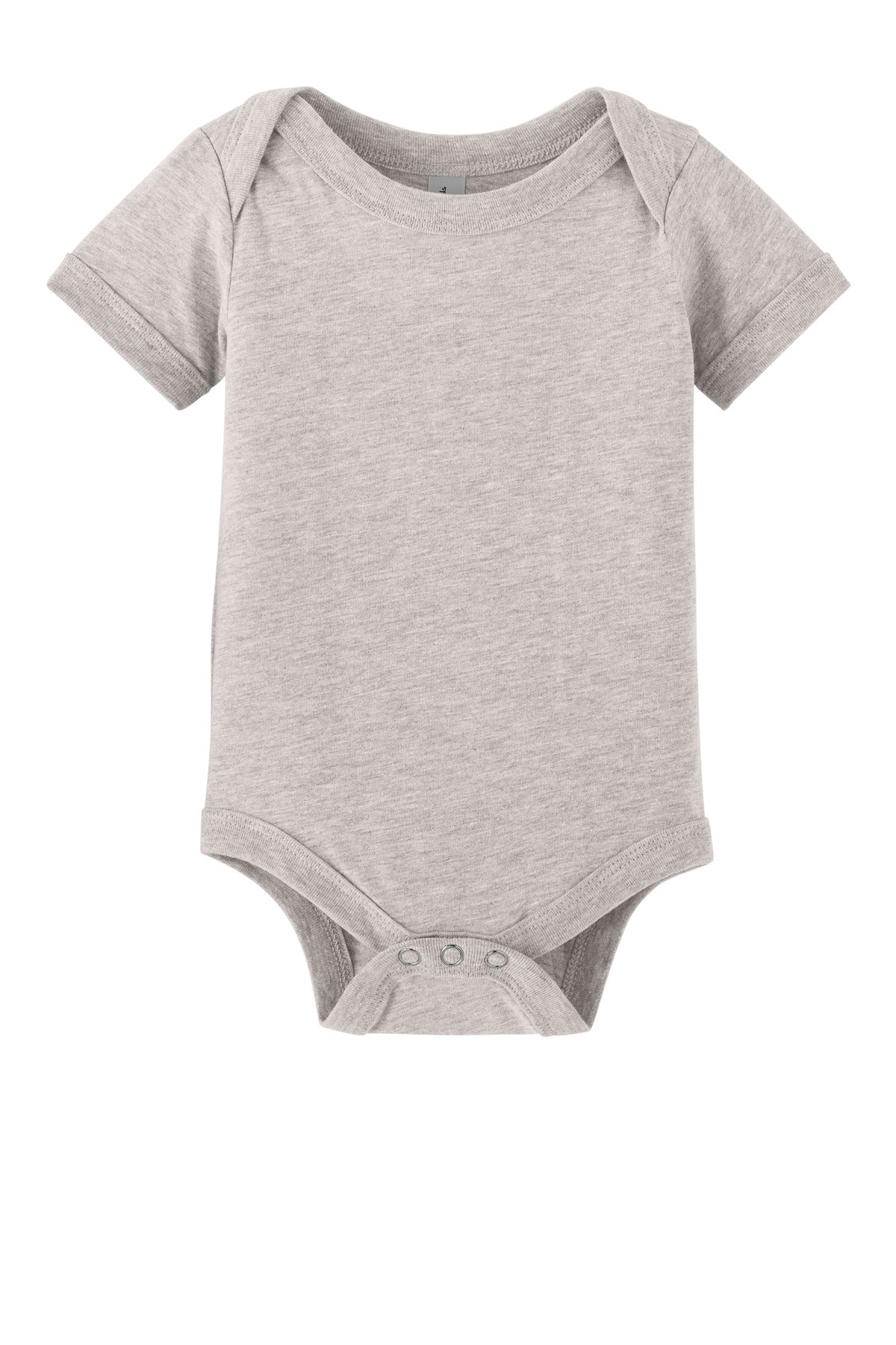 Front View of HthrDust BELLA+CANVAS Infant Jersey Short Sleeve One Piece BC100B