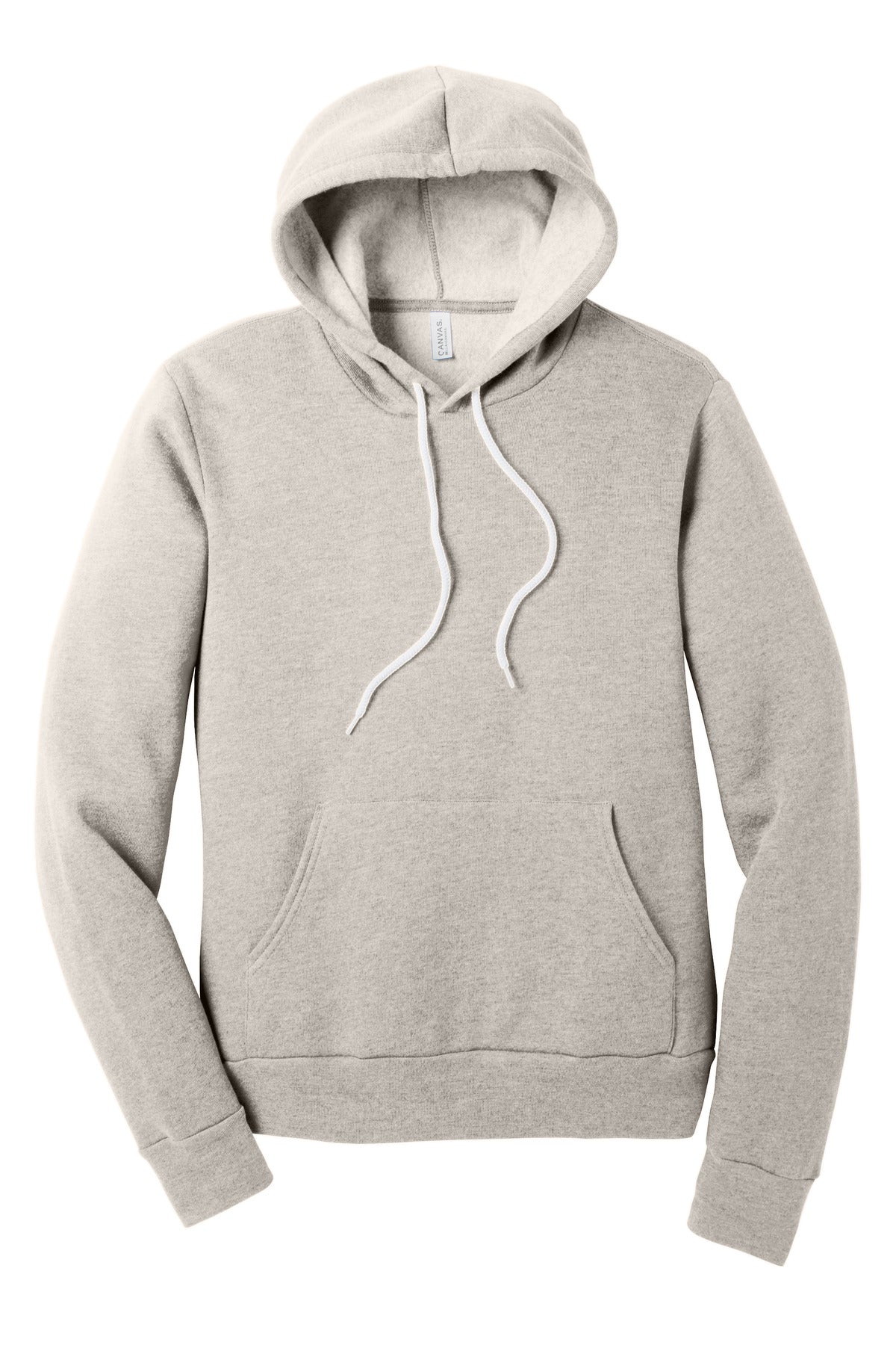 Front View of HthrDust BELLA+CANVAS Unisex Sponge Fleece Pullover Hoodie. BC3719