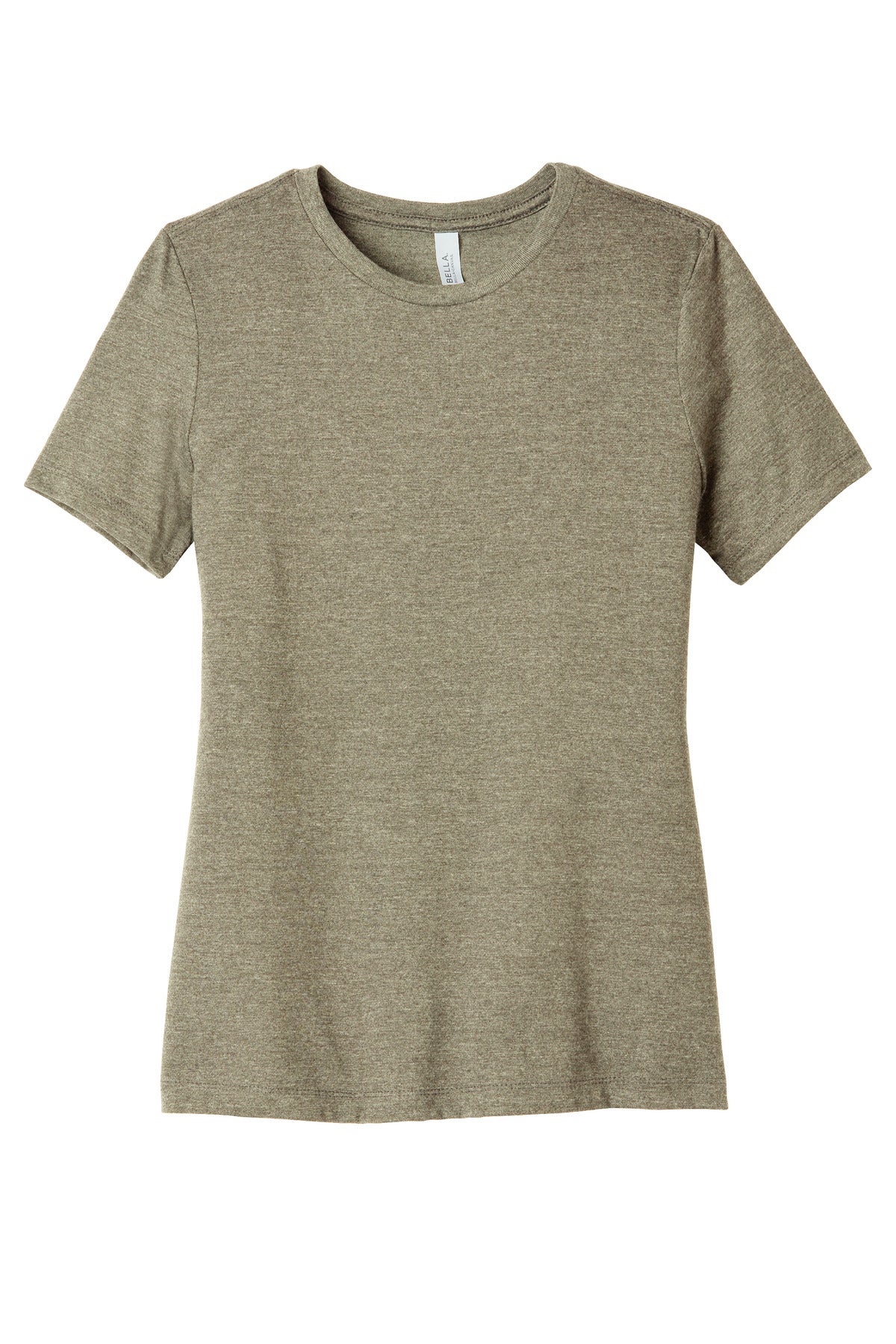 Front View of HthrStone BELLA+CANVAS Women's Relaxed CVC Tee BC6400CVC